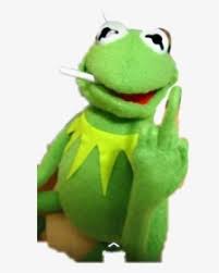 Kermit Frog Muppet Muppets Kermit The Frog Middle Finger Hd Png Download Kindpng