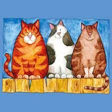 Wendy Darker Card Range Cat Painting Cat Art Illustration Cats Illustration