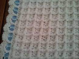 My First Waffle Stitch Blanket Crochet Square Blanket Baby Blanket Crochet Pattern Baby Blanket Crochet