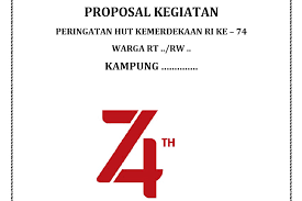 Demikian proposal kegitan hut ri ini kami buat semoga bisa menjadi gambaran atas kegiatan yang akan kami selenggarakan. Contoh Proposal 17 Agustus 2019 Hut Ke 74 Guraruguraru
