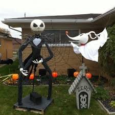 We may earn commission on some of the items you choose to buy. 56 Cool Outdoor Halloween Decorations Ideas Nightmare Before Christmas Decorations Diy Halloween Decorations Nightmare Before Christmas Halloween