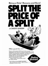 Via dairy queen banana split blizzard. Pin By Atomic Age On Cool Ads Dairy Queen Best Ads Vintage Restaurant