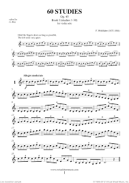 Wohlfahrt 60 Studies Op 45 Book I Sheet Music For Violin Solo Sheet Music Viola Sheet Music Jazz Sheet Music