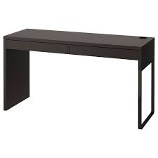 Micke Skrivebord Sortbrun 142x50 Cm Ikea Micke Schreibtisch Black Desk Schreibtisch