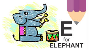 Also, full words in hindi are grouped by drawing a … How To Draw Elephant From Alphabet E Easy Drawings For Kids Drawing Activities Drawing For Kids