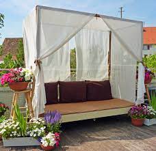 Outdoor day beds can be very expensive. Diy Canopy Bed Outdoor Foxy Folksy