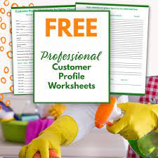 Free House Cleaning Customer Profile Intake Forms Clean House Job Help Cleaning