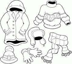 On this fun winter clothes coloring page, your child will select and color the winter clothes and learn about dressing appropriately for the weather. Winter Clothes Coloring Page Coloring Home