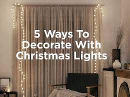 Shop stylish ceiling lights to brighten the bedroom from pottery barn®. 5 Ways To Decorate With Christmas Lights 1000bulbs Com Blog