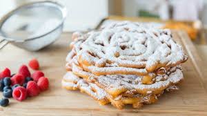 Homemade Funnel Cakes Recipe Carnival Food Funnel Cake Recipe Homemade Funnel Cake Easy Cake Recipes