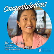 Congrats to Dr. Maria Su, SF's new Superintendent of public schools! 🎉  With over 15 years of experience serving San Francisco families, and as a  former SFUSD parent, she's ready to tackle