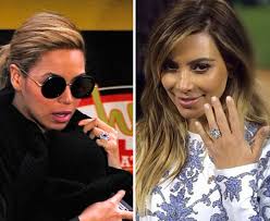Maybe you would like to learn more about one of these? Pics Kim Kardashian Vs Beyonce S Engagement Ring Whose Bling Is Best Hollywood Life