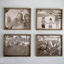 This diy rustic window picture frame is easy, inexpensive and a great use for old windows! Diy Rustic Wood Frame Making Pictures Into Memories