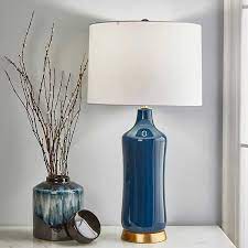 Save an extra 20% off select eligible items with code save20 at checkout. Blue Ceramic Table Lamp With Gold Base 30 In Kirklands