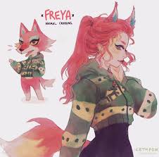 C A T H Pfp Pou Nix On Instagram Freya Reimagined As A Human Villager I M Torn W Animal Crossing Fan Art Animal Crossing Animal Crossing Villagers