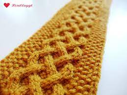 Das verschlungene keltische muster zu stricken, erscheint ihnen zu schwierig? Anleitung Stirnband Mit Keltischem Zopfmuster Stricken Lisibloggt