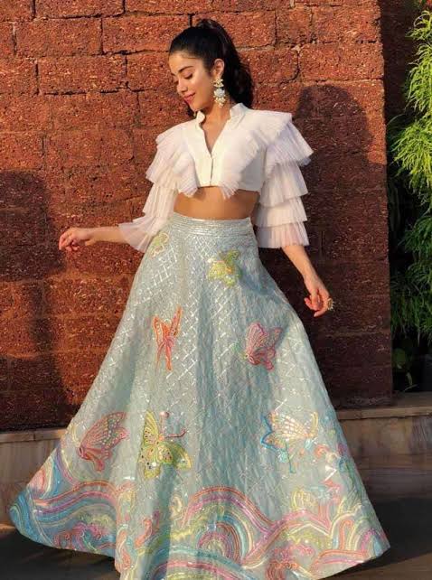 women wearing a lehenga