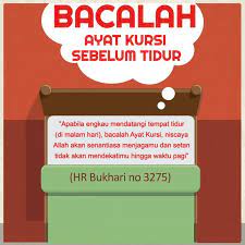 Bacalah Ayat Kursi Sebelum Tidur Ayat Membaca Tidur
