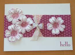 Maybe you would like to learn more about one of these? Stampin Up Card Using Scallop Tag Topper Punch And Flower Shop Stamps Flower Cards Hello Cards Cards Handmade