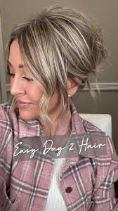 If you’re anything like me, day two hair is going up…and this hairstyle is  the EASIEST and CUTEST 😍 If you have fine or thin hair, you NEED to watch  this 🫶🏻, ., ., #hairreels #daytwohair ...