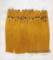 Split your weave into four equivalent units. Weave Hair Bone Straight In Yellow Color Human Hair Vietnam Wholesale Price List Azhair Viet Nam
