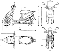 Why are scooter engines restricted? Modelo Yamaha Jog Yamaha Jogging Blueprints