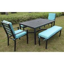 Maybe you would like to learn more about one of these? Mainstays Rockview 5 Piece Patio Dining Set Black Seats 6 Walmart Com Patio Dining Set Patio Dining Patio Furniture Sets
