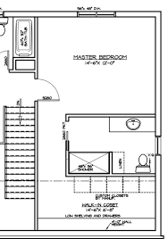 The simple layout is a cinch to recreate using boards shelves and a closet rod. Master Bedroom Layout