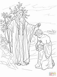 David Spares Saul Coloring Page Elegant Samuel Anoints Saul As King Coloring Page Bible Coloring Pages Coloring Pages Bird Coloring Pages