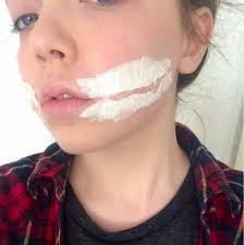 He traced his fingers over my scars making me wince a little. Roseyalfordmakeup Liquid Latex Chelsea Smile