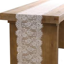 Buy Wedding Decoration White Lace Table Runner Baby Shower Boho Table Decoration Festive Party Supplies At Affordable Prices Free Shipping Real Reviews With Photos Joom