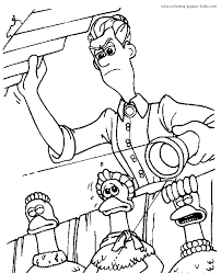 Cartoon coloring galleries choose your favorite cartoon character or cartoon show below and find the best galleries filled with the cartoon coloring pages for kids from your favorite heroes. Chicken Run Color Page Coloring Pages For Kids Cartoon Characters Coloring Pages Printable Coloring Pages Color Pages Kids Coloring Pages Coloring Sheet Coloring Page