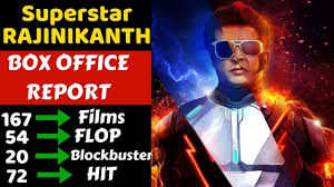 Rajinikanth Career Box Office Collection Analysis Hit Blockbuster And F Youtube Box Office Box Office Collection