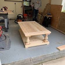 Knotty Pine Curvy Chunky Farmhouse Dining Table Legs 5 X 5 X 29 Set Of 4 Unfinished Wood Legs Made In Nc In 2020 Coffee Table Farmhouse