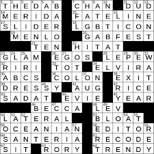 Maybe you would like to learn more about one of these? 1018 18 Ny Times Crossword 18 Oct 18 Thursday Nyxcrossword Com