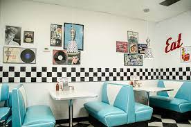 The poutine gravy was very salty, but all in all it was a cute exper… Pine Dairy Bar Timmins Sushibird Com Diner Decor Vintage Diner Retro Diner