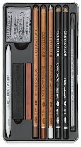 Cretacolor Basic Drawing Sets Blick Art Materials In 2021 Basic Drawing Art Tools Drawing Drawing Sets