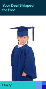 Children S Nursery Graduation Gown And Cap Matte Graduation Gown Graduation Gown And Cap Kids Graduation