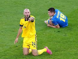 Remarkably, the swedish number 10's luck was out again when the rb leipzig forward rattled the crossbar with ukraine keeper heorhiy bushchan beaten. Kwxkftmnakc72m