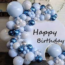 100pcs Blue Balloon Arch Kit Set Birthday Wedding Baby Shower Garland Ballon Kit Party Decoration Wish