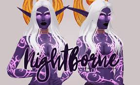 There are so many different tattoo mods out there that add a ton of different styles into the game. There I Perceive Valkyries And Ravens Nightborne A World Of Warcraft Nightborne Tattoo Conversion By Valhallan Sims Mods Sims 4 Collections Sims 4 Cc Packs