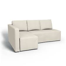 Friheten Sofa Covers Sofa Bed Left Regular Fit Using The Fabric Zaragoza Vintage Velvet Eggshell Sofa Bezug Bettsofa Sofabezug