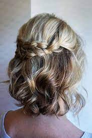 32 The Prom Hairstyles Medium Updo Shoulder Length Cover Up 23 Homesaja Com Hair Styles Bridemaids Hairstyles Short Wedding Hair