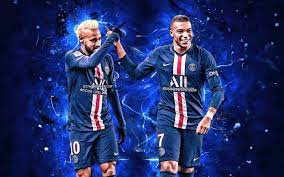 Die legende mbappe ist da! Herunterladen Hintergrundbild Neymar Und Mbappe 2020 Psg Ziel Ligue 1 Blue Neon Lights Neymar Da Silva Santos Junior Fussball Fussball Neymar Kylian Mbappe Paris Saint Germain Neymar Jr Mit Einer Auflosung Zu Uberwachen