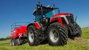 massey ferguson unveils radically redesigned 200hp plus 8s tractors farmers weekly