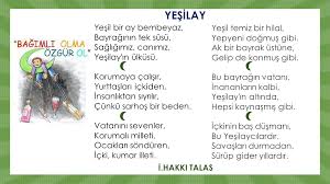 Yesilay Haftasi Siirleri 6 Siir Guzel Soz