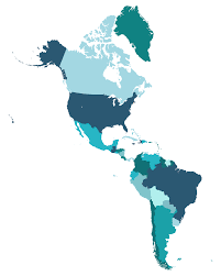 En esta entrada os dejo un listado y un mapa actualizado al año 2021 con todos los países del continente americano. Mapa Del Continente Americano En Pdf Para Dibujar Y Colorear