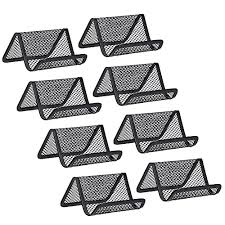 A really elegant or unusual business card holder might be great for the former. Buy Rocutus 8pcs Business Card Holder Metal Business Card Holder Desk Business Card Holder Card Organizer Black Mesh Business Card Display Business Card Holder Desk Business Card Holder Black Online In Kenya