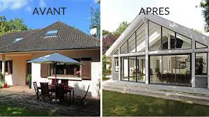 Avant Apres Creer Une Piece De Vie Ouverte Sur Le Jardin Maison Traditionnelle Maison Basque Agrandissement Maison