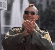 A mentally unstable veteran works as a nighttime taxi driver in new york city, where the perceived decadence and sleaze fuels his urge for 'taxi driver' suggests that tragic errors can be made. Taxi Driver Gifs Tenor